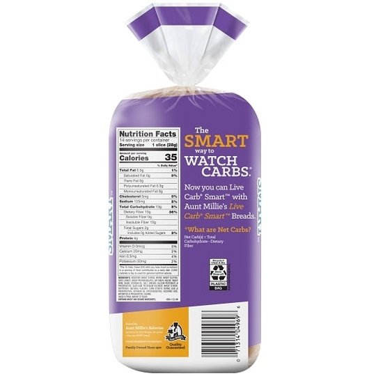 Aunt Millie's Live Carb Smart Bread