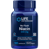 Life Extension No Flush Niacin 640mg (100 Caps)