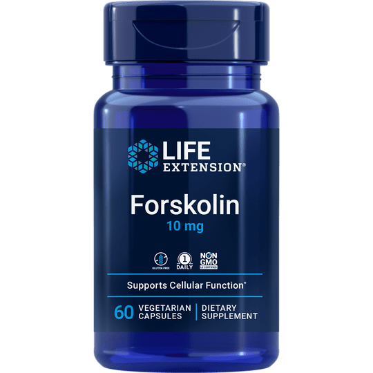 Life Extension Forskolin 10mg (60 Vcaps)