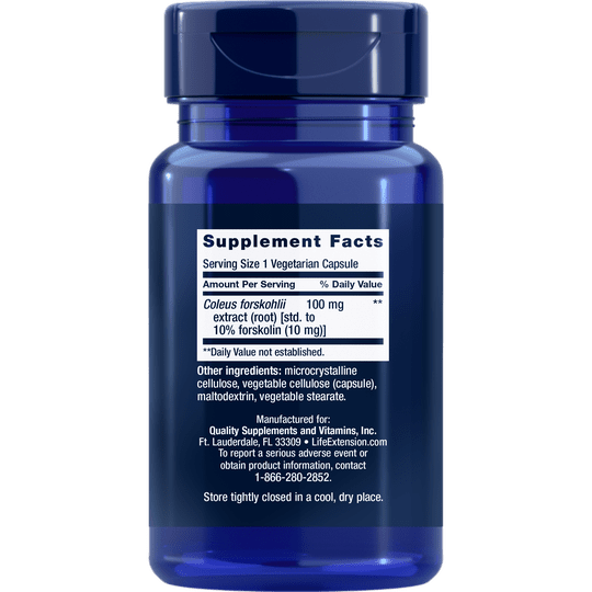 Life Extension Forskolin 10mg (60 Vcaps)