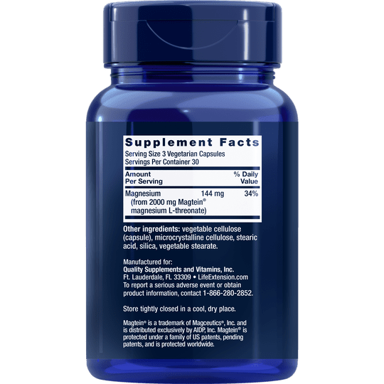 Life Extension Neuro-Mag Magnesium L-Threonate (90 Vcaps)