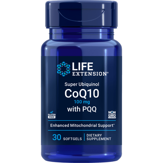 Life Extension Super Ubiquinol Coq10 WITH pqq 100MG 30Softgels