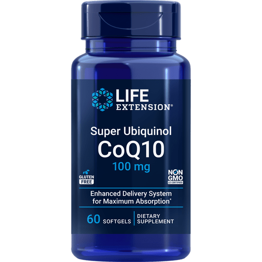 Life Extension Super Ubiquinol CoQ10 100mg (60 Softgels)