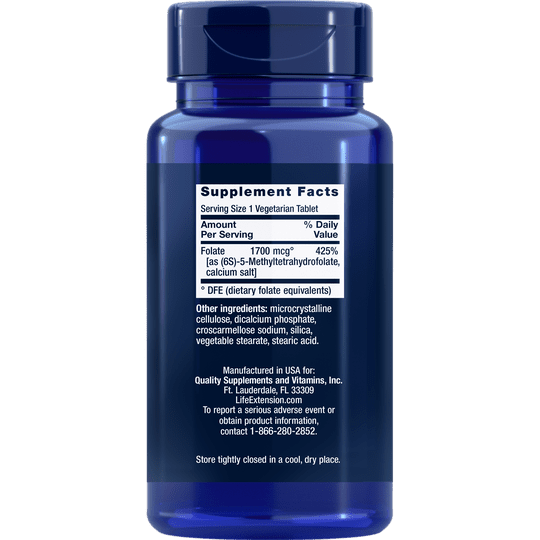 Life Extension Optimized Folate