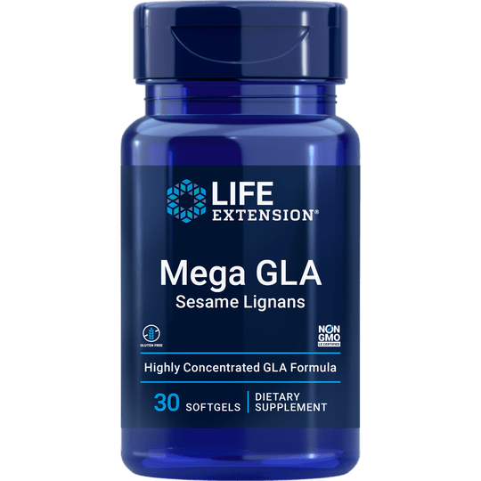 Life Extension Mega GLA Sesame Lignans 30Softgels