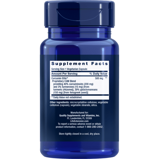 Life Extension Curcumin Elite Turmeric Extract (60 Vcaps)
