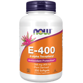 NOW Vitamin E-400 D-Alpha Tocopheryl 250 Softgels