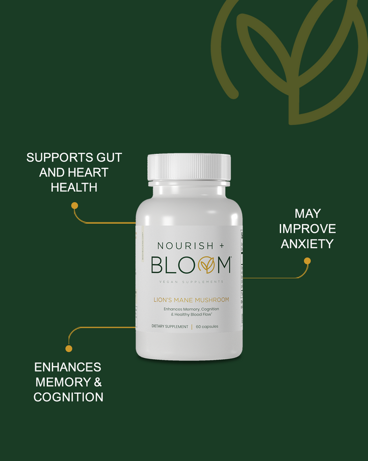 Nourish + Bloom Lion's Mane Mushroom