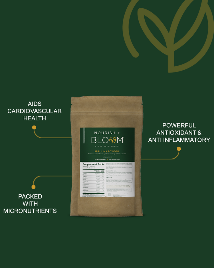 Nourish + Bloom Spirulina Powder
