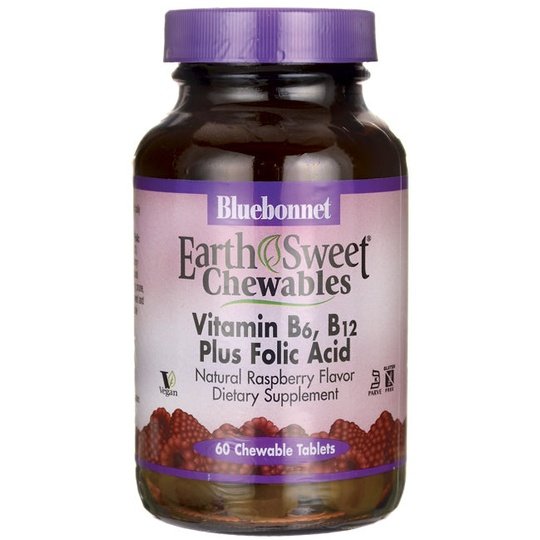 Bluebonnet Vitamin B6, B12, and Folic Acid