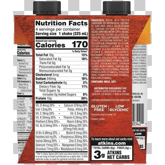 Atkins Nutritionals Ready-to-Drink Shakes