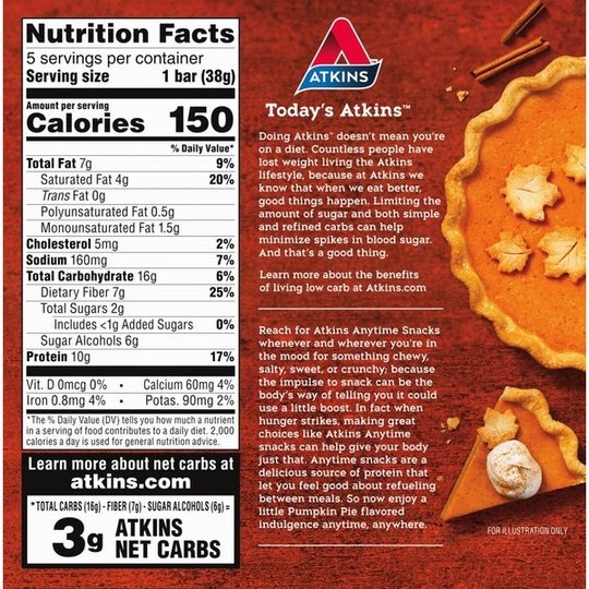 Atkins Nutritionals Snack Bars