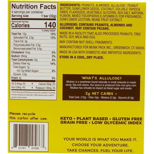 Munk Pack Keto Granola Bar