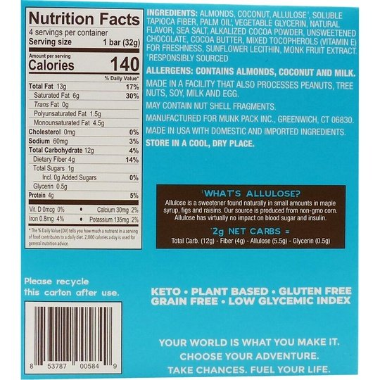 Munk Pack Keto Granola Bar