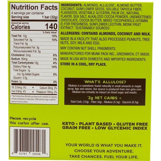 Munk Pack Keto Granola Bar