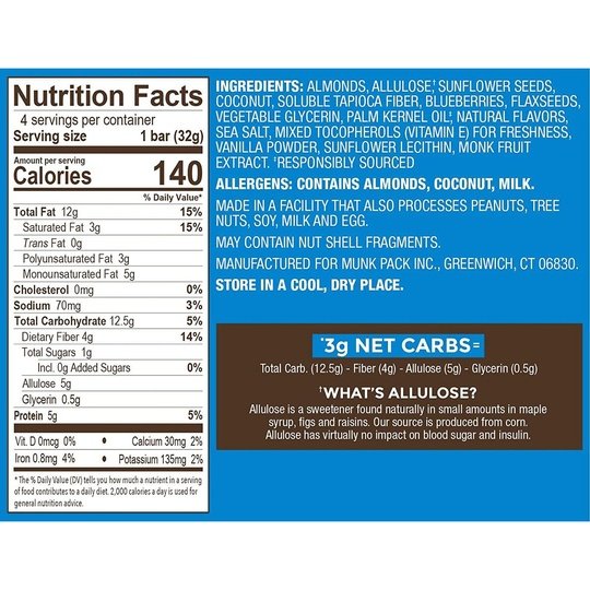 Munk Pack Keto Granola Bar