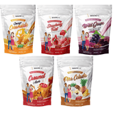 BariatricPal Sugar-Free Calcium Citrate Soft Chews 500mg with Probiotics - Fruit Flavored Variety Pack (5 Bags)