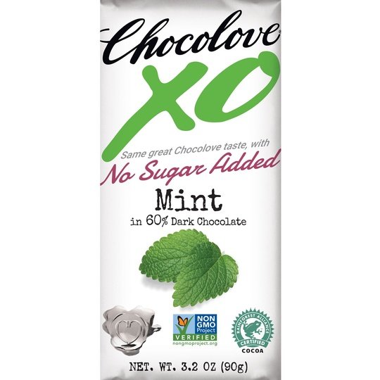 Chocolove XO No Sugar Added 60% Dark Chocolate Bars