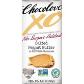 Chocolove XO No Sugar Added 37% Milk Chocolate Bars