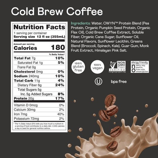 20g Plant-Based Protein Shake by OWYN