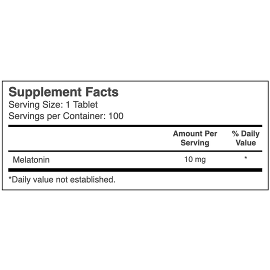 Superior Source Melatonin 10mg MicroLingual® Instant Dissolve Tablets