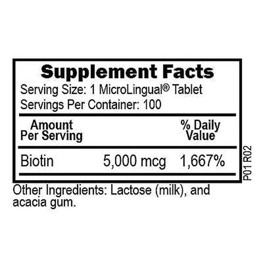 Superior Source Biotin MicroLingual® Instant Dissolve Tablets