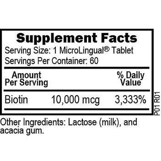 Superior Source Biotin MicroLingual® Instant Dissolve Tablets