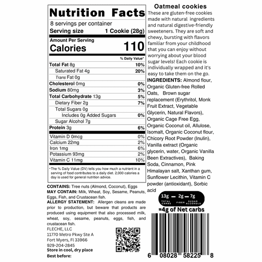 Flèche Healthy Treats Sugar-Free Cookies