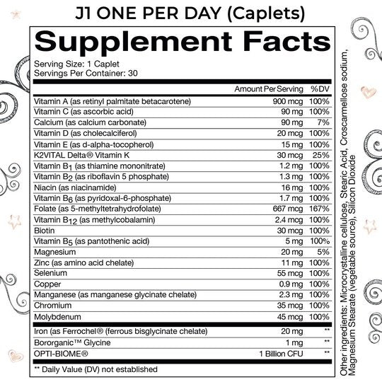 J1 One per Day Bariatric Multi Caplets by Bariatric Eating