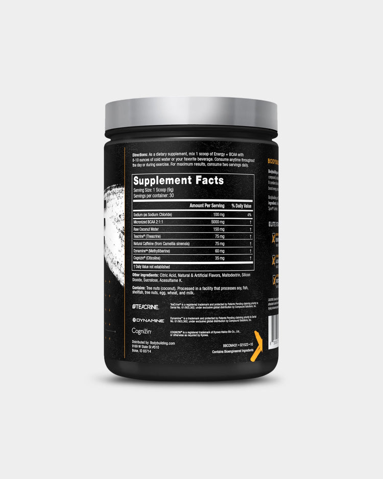 Bodybuilding.com ELITE Energy + BCAA