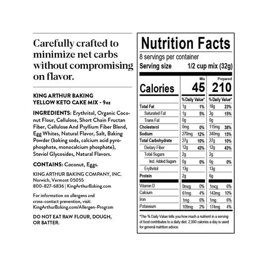 King Arthur Baking Co. Keto Cake Mix