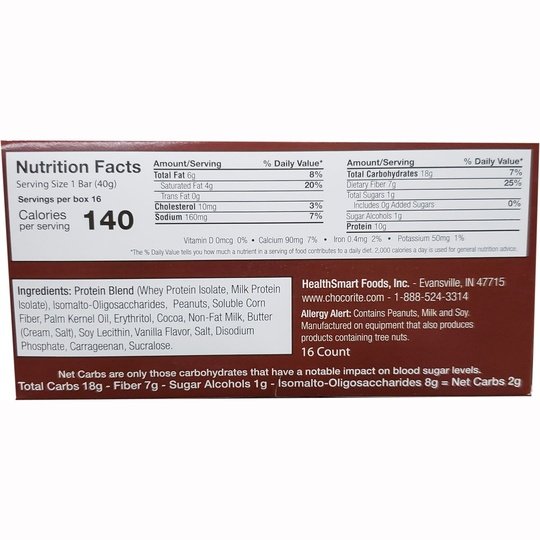 Healthsmart ChocoRite Chocolate Coated Protein 40g Snack Bars