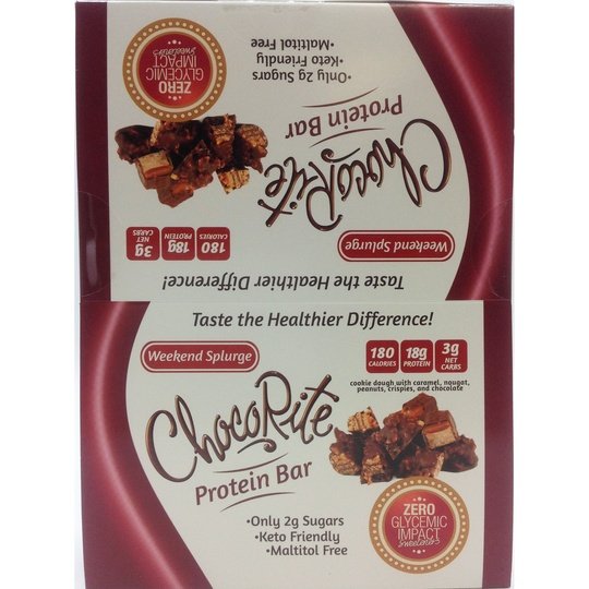 Healthsmart ChocoRite Uncoated Protein Bars, 64g