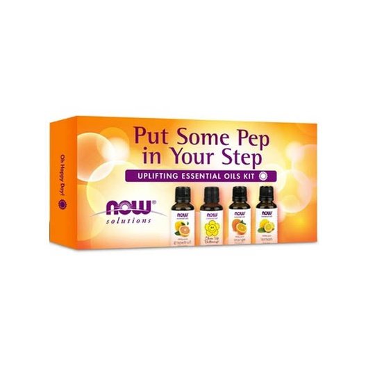 NOW Put Some Pep in Your Step Uplifting Essential Oils Kit