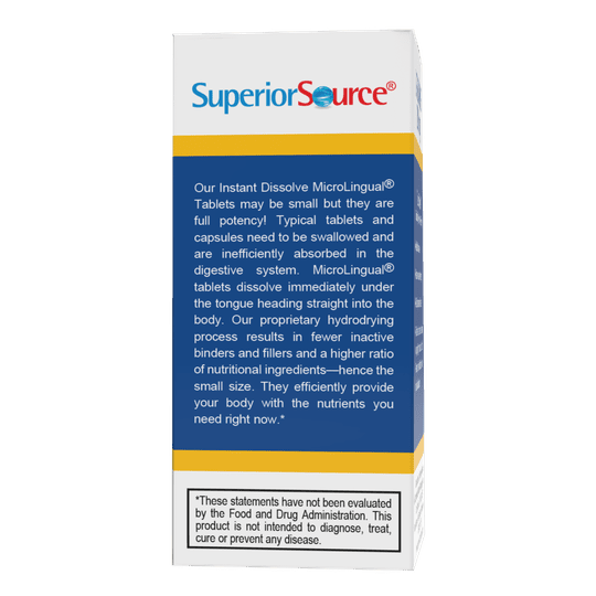 Superior Source L-Theanine 200 mg MicroLingual® Instant Dissolve Tablets