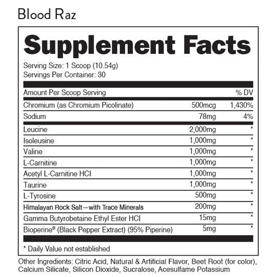 Bucked Up Racked BCAA