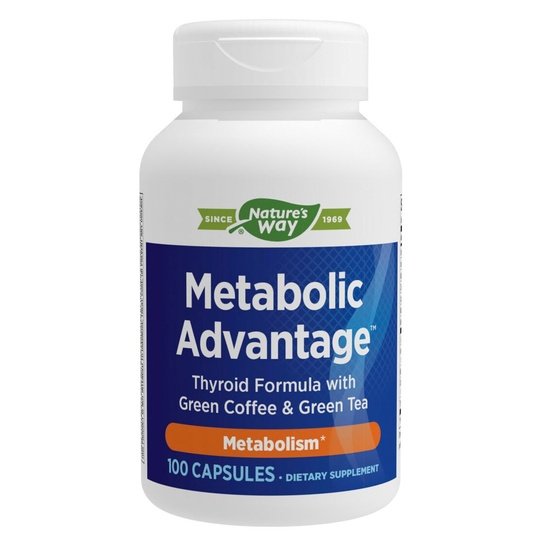 Nature's Way Metabolic Advantage, Thyroid Formula 100 capsules (CLEARANCE: Best by November 30, 2023)