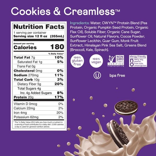 20g Plant-Based Protein Shake by OWYN