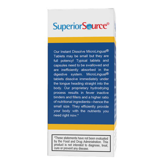 Superior Source Extra Strength Melatonin 25mg MicroLingual® Instant Dissolve Tablets