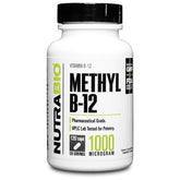 NutraBio Methyl B-12 (120 Caps)