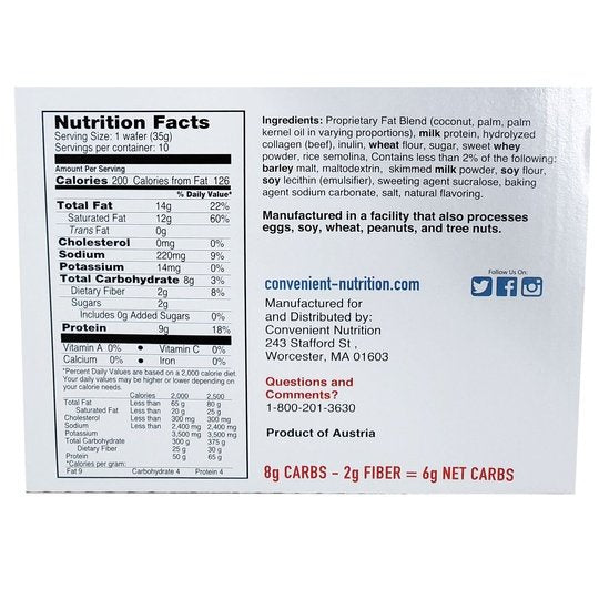 Convenient Nutrition Keto Wheyfer Bar