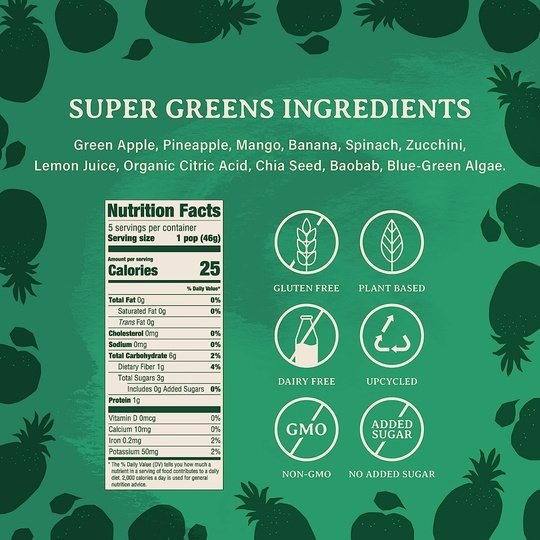 reHarvest Provisions Smoothie Pops - Super Greens