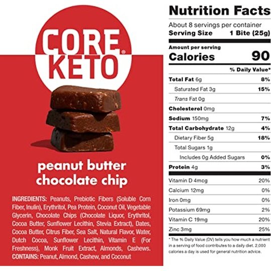 CORE Foods Keto Brownie Bites