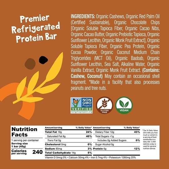 Bhu Foods Premier Refrigerated Protein Bar