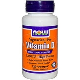 NOW Vitamin D 1,000IU 120vcaps (EXPIRES 2/17)