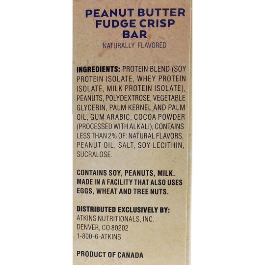 Atkins Nutritionals Snack Bars