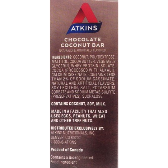 Atkins Nutritionals Endulge Candy Bars