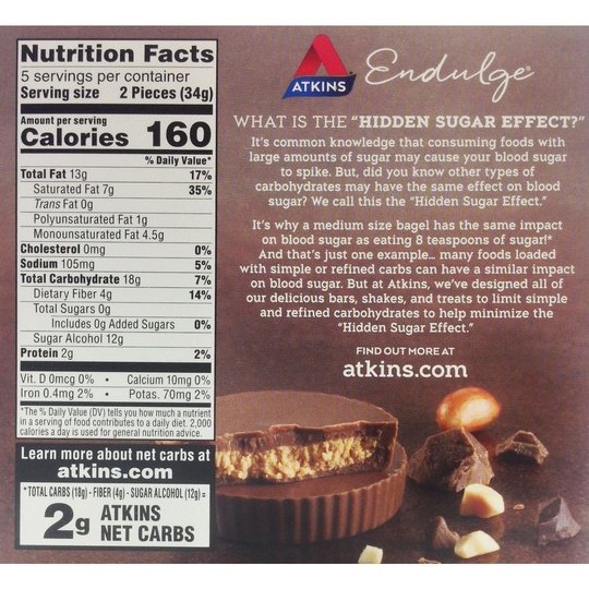 Atkins Nutritionals Endulge Candy Bars