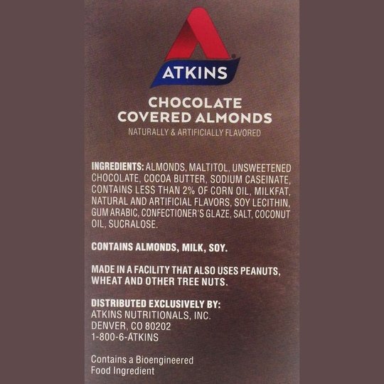 Atkins Nutritionals Endulge Chocolate Covered Almonds 5 packs