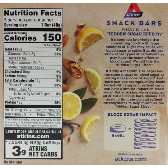 Atkins Nutritionals Snack Bars